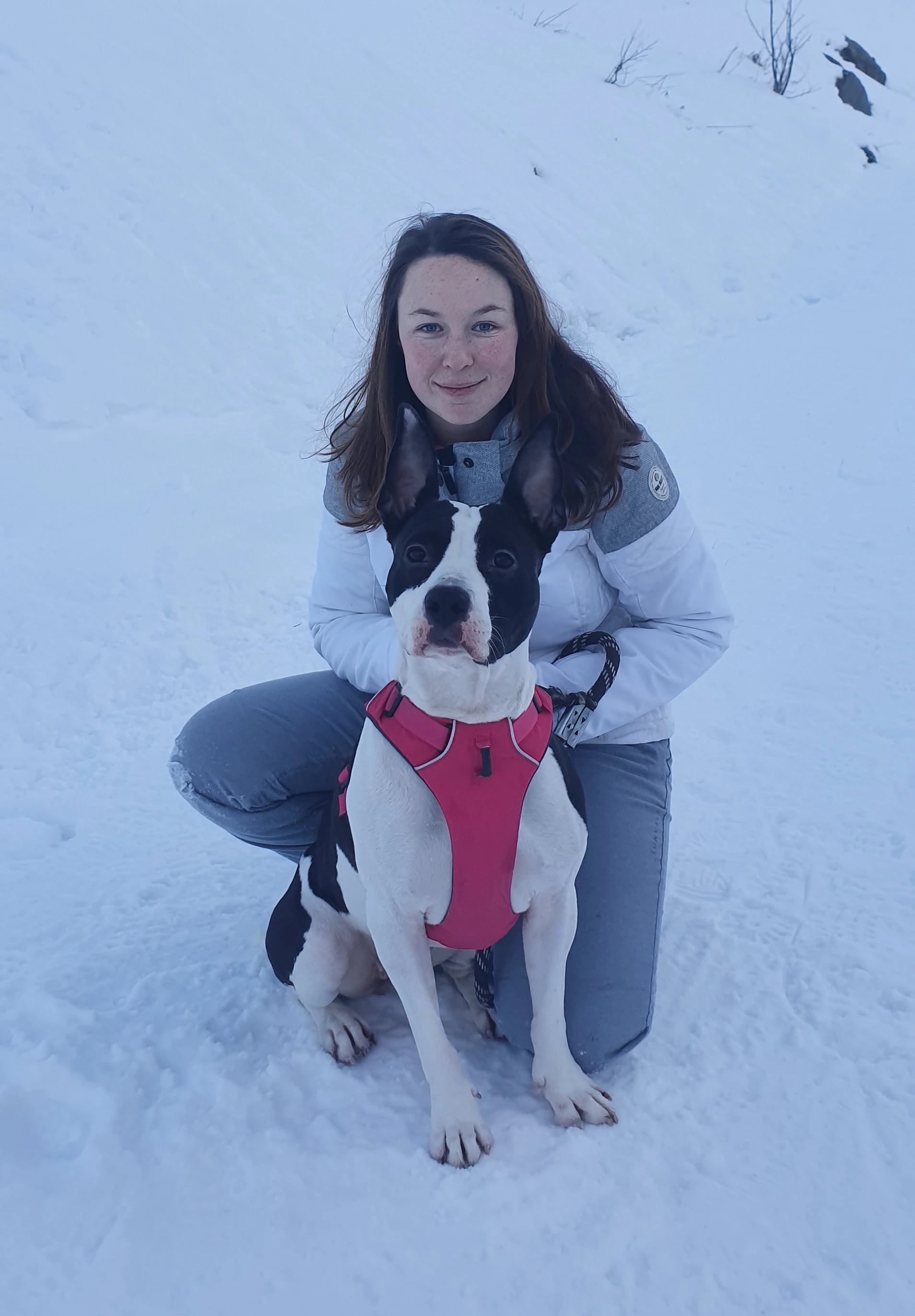 Image Marion avec sa chienne